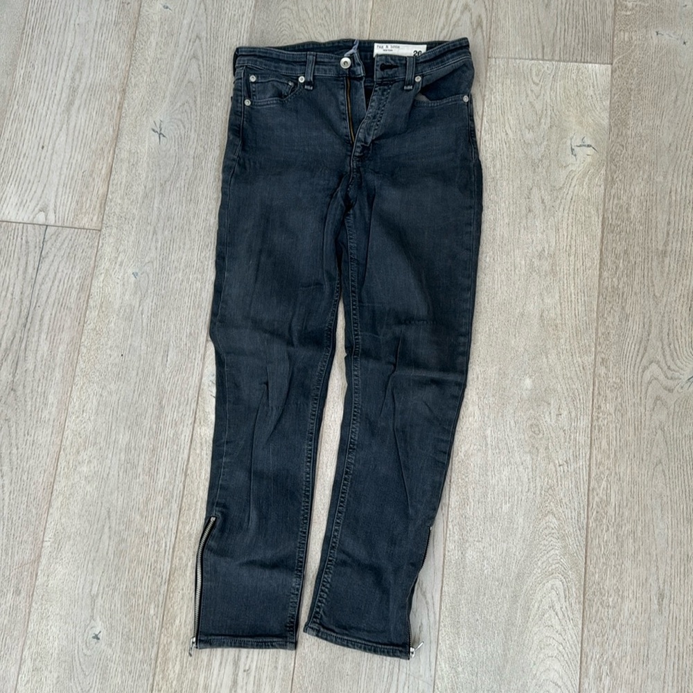 Rag & Bone Nina high rise ankle cigarette